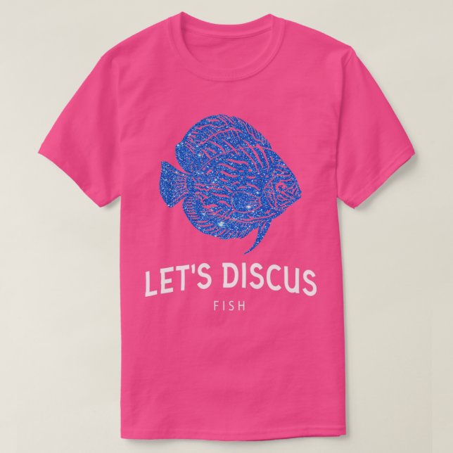 Discus Tropical Aquarium Fish T Shirt (Design framsida)