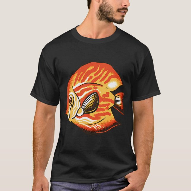 Discusfisk T Shirt (Framsida)