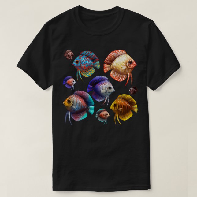 Discusfisk T Shirt (Design framsida)