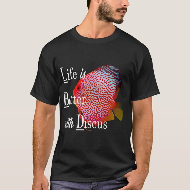 Discusfisk T Shirt (Framsida)