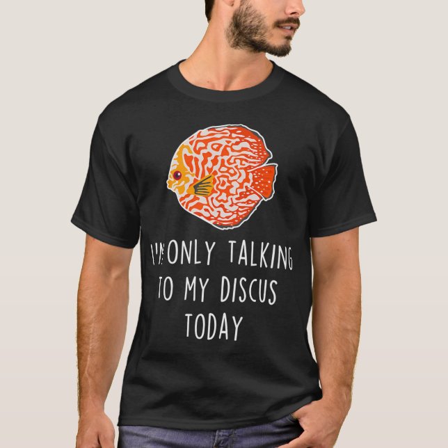 Discusfiskar som pratar med t shirt (Framsida)