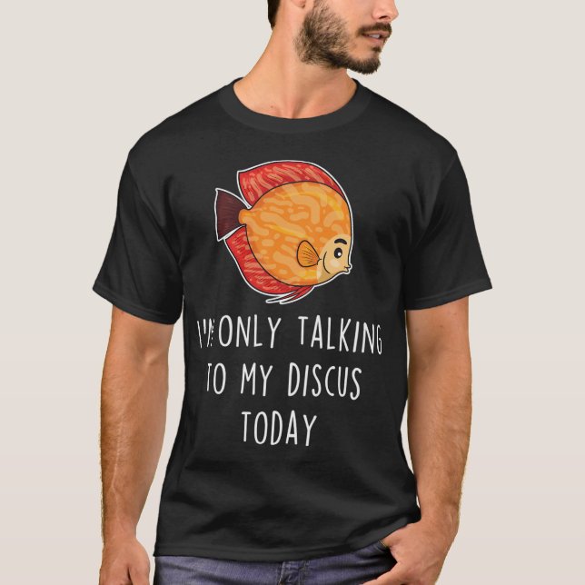 Discusfiskar som pratar med t shirt (Framsida)