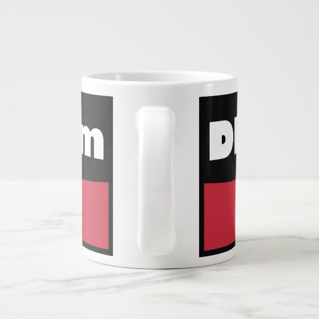 DISDads Logotyp Kaffe Mugg Jumbo Mugg (Baksidan)