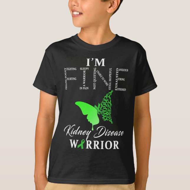 Disease Warrior Jag är Bra 1 T Shirt (Framsida)