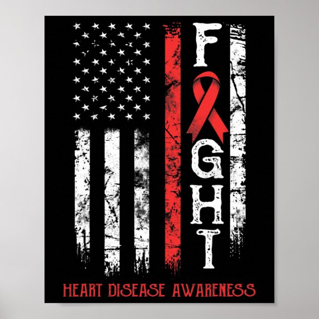 Disease Warrior US Flagga Poster (Framsidan)