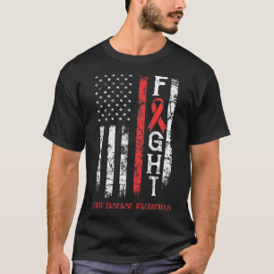 Disease Warrior US Flagga T Shirt