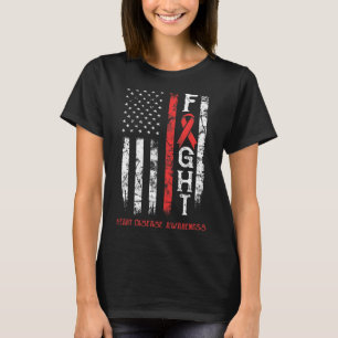 Disease Warrior US Flagga T Shirt