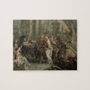 Disembarkationen av Cleopatra på Tarsus (olja på Pussel