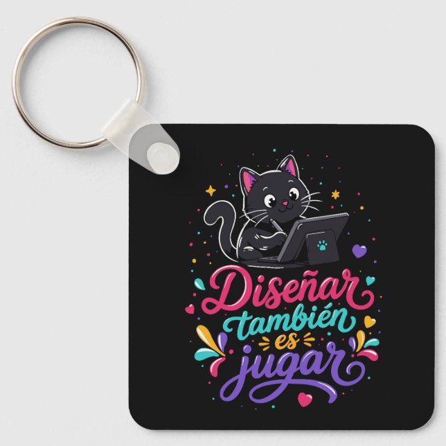 Diseñar también es jugar nyckelring (Framsida)