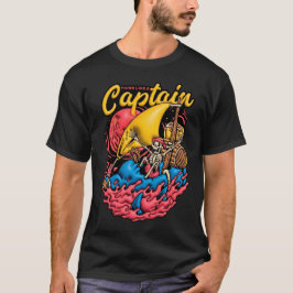 Diseño 3D Think Like a Captain T Shirt