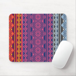 Diseño Andino Azul, Naranja y Magenta Musmatta