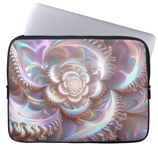 Diseño de concha espiral laptop fodral (Framsidan)