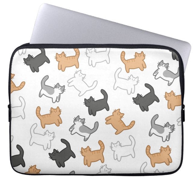 diseño de gatitos lindos laptop fodral (Framsidan)