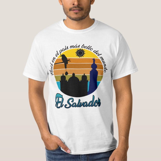 DISEÑO EL SALVADOR T SHIRT (Framsida)