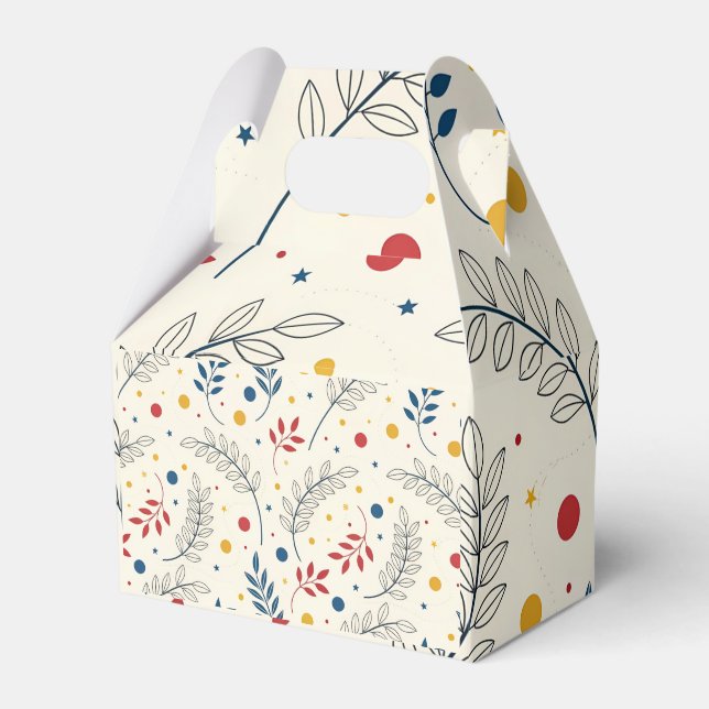 Diseño floral presentaskar (Framsidan Sidan)