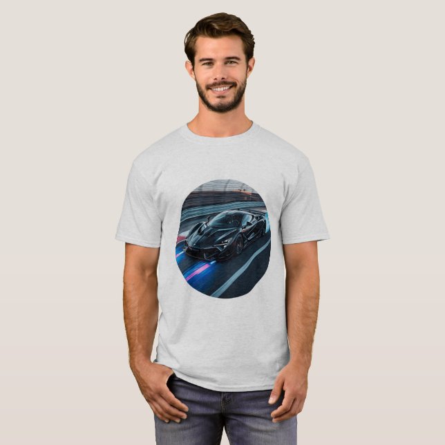 Diseño innovador de auto de alta gama t shirt (Hel framsida)