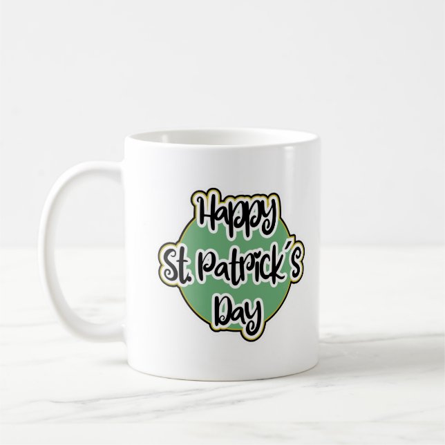 Diseño para el día de san patricio. kaffemugg (Vänster)