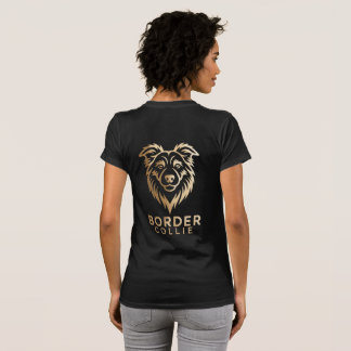 Diseño Premium de Border en Dorado T Shirt