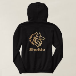 Diseño Premium de Sheltie en Dorado T Shirt