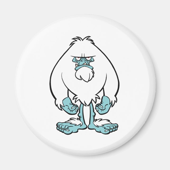 Disgruntled Yeti Magnet (Framsidan)