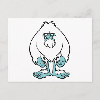 Disgruntled Yeti Vykort