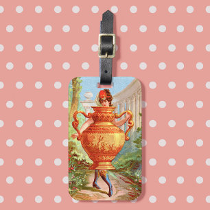 Dish Darlings Golden Amphora Luggage Tag Bagagebricka