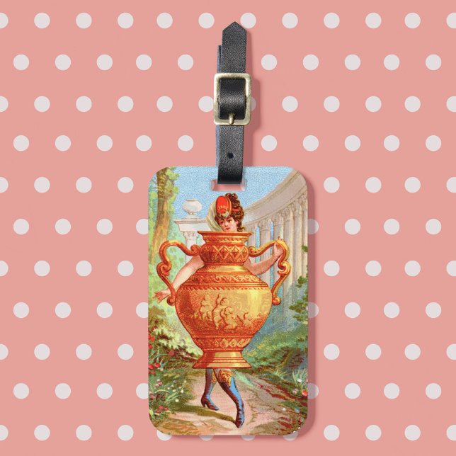 Dish Darlings Golden Amphora Luggage Tag Bagagebricka (Skapare uppladdad)