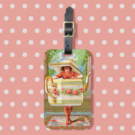 Dish Darlings Tea Time Luggage Tag Bagagebricka