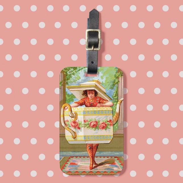Dish Darlings Tea Time Luggage Tag Bagagebricka (Skapare uppladdad)