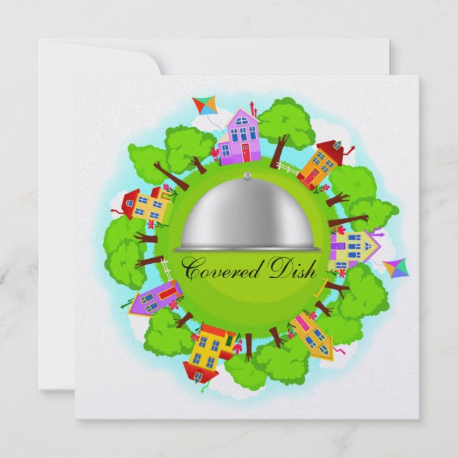 Dish - grannskapshändelse - SRF Inbjudningar (Framsida)