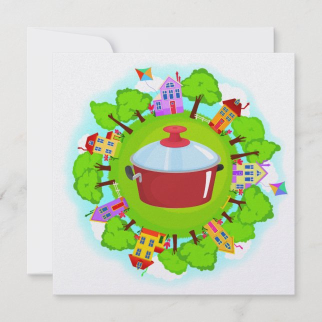 Dish - grannskapshändelse - SRF Inbjudningar (Framsida)