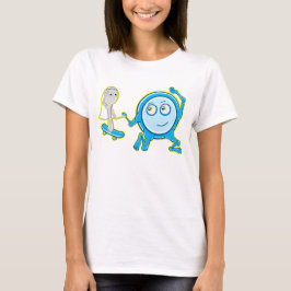Dish rann bort med den vackra Tecknaden Tee Shirt