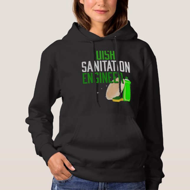 Dish Sanitation Ingenjör Dishwash Houseservation T Shirt (Framsida)