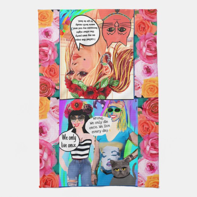 Dish towel- kökshandduk (Vertikal)