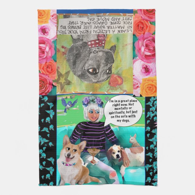 Dish towel- kökshandduk (Vertikal)