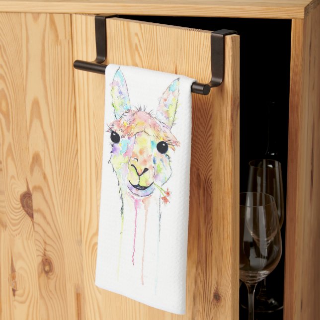 Dish towel Llama Kökshandduk (Thirds Fold)