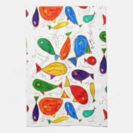 Dish Towel Lovitude Nåt smells Fishy Kökshandduk