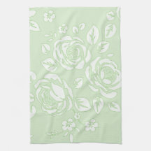 Dish_Towel_Retro_Floral_Green
