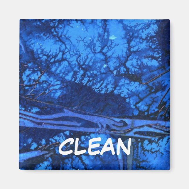 Dish Washer Status Magnet (Framsidan)