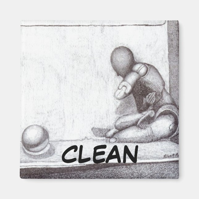 Dish Washer Status Magnet (Framsidan)