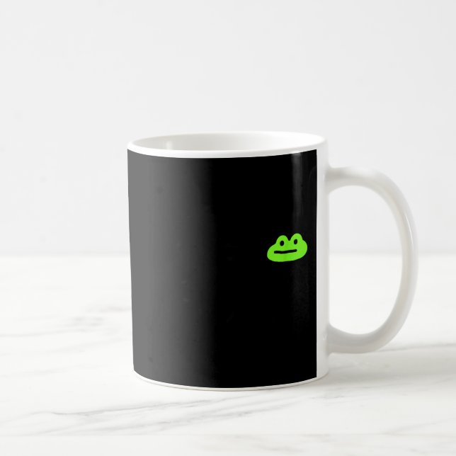 Dishonest Frog Behave No Frog Funny Cute Frog Love Kaffemugg (Höger)