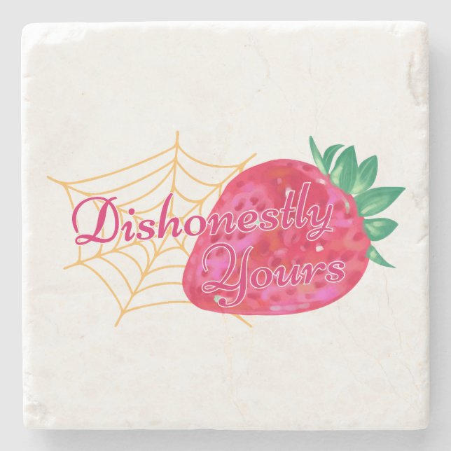 Dishonestly Yours Stenunderlägg (Framsidan)