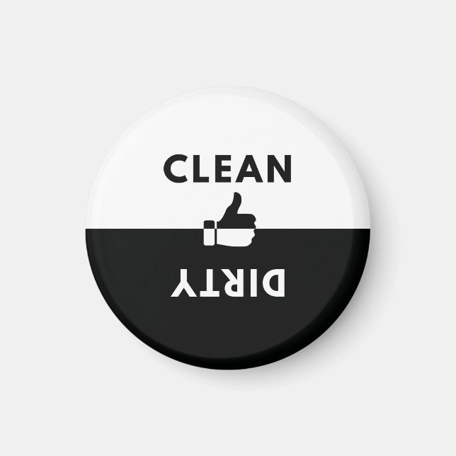 Dishwasher Clean/Dirty Magnet (Framsidan)