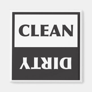 Dishwasher Clean eller Dirty Sign Magnet