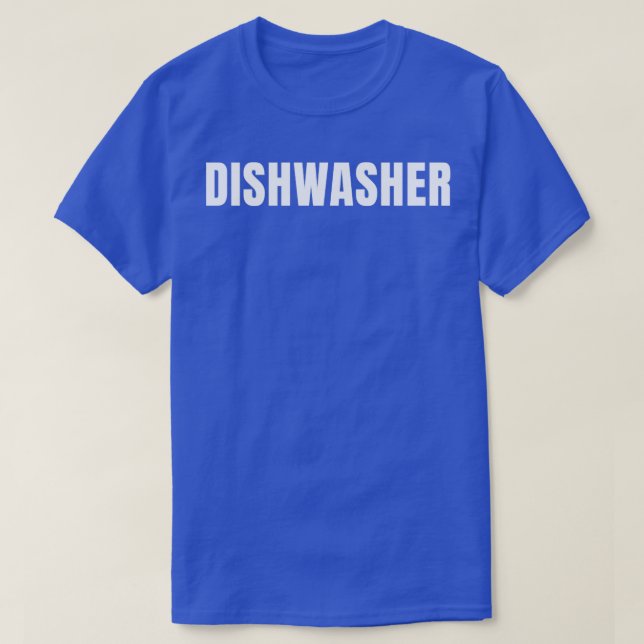Dishwasher Funny Job Title Profession Birthday Gif T Shirt (Design framsida)