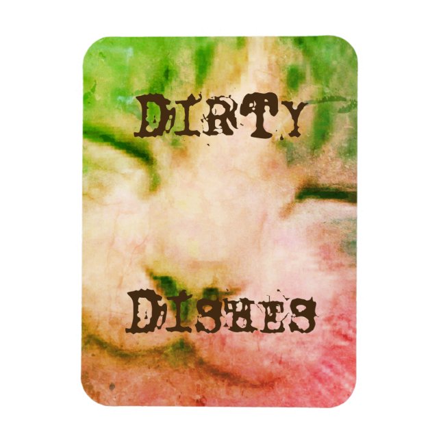 Dishwasher Magnet Cat Dirty (Vertikal)