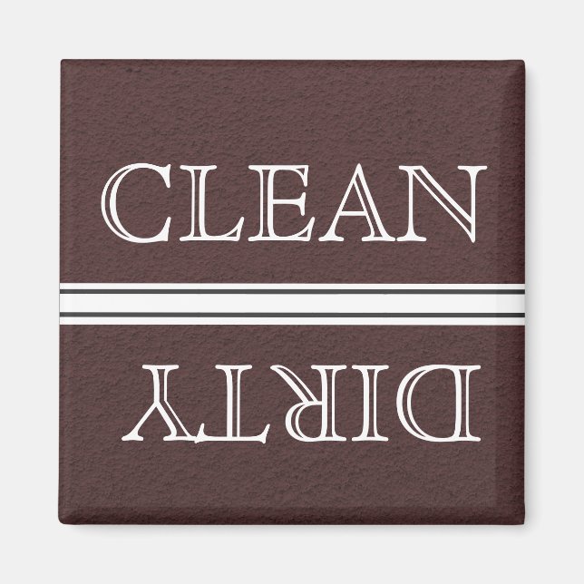 Dishwasher Magnet Clean & Dirty (Framsidan)