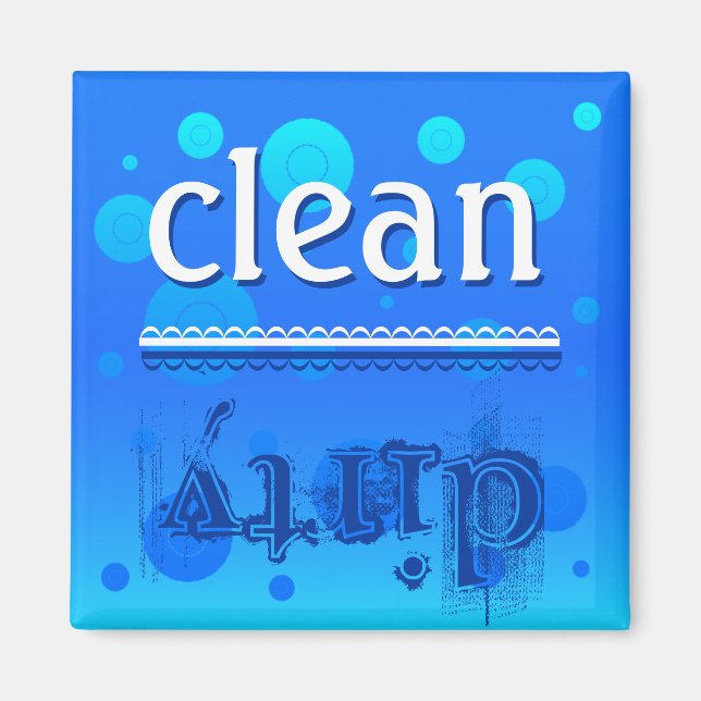 Dishwasher Magnet - Clean eller Dirty? (Framsidan)