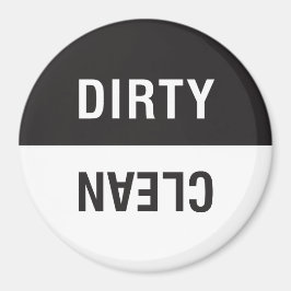 Dishwasher Magnet Dirty Clean Sign eller Notificat