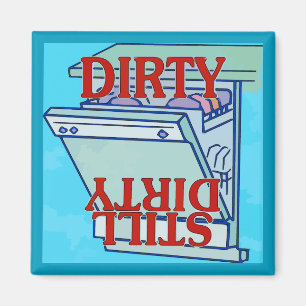 Dishwasher Magnet, DIRTY Magnet